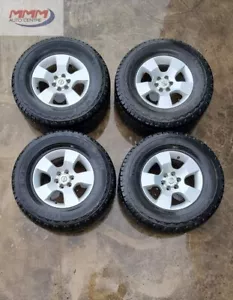 FOR SALE 4 X NISSAN NAVARA STX 16 INCH GENUINE ALLOY WHEELS & TYRES - Picture 1 of 10