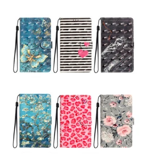 Case for Oppo A98 A78 A58 A17 3D Painted Leather Flip Wallet Case Phone Cover - Picture 1 of 22