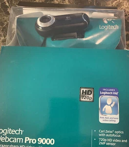 Logitech QuickCam Pro 9000 Web Cam - Barely Used w/ Manual & Software - Picture 1 of 1