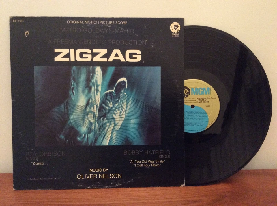 ZIGZAG Soundtrack LP 1970 MGM Oliver Nelson Roy Orbison George Kennedy — 第 1/1 张图片