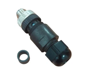 M12 Euro Field Wireable 4 Pin Connector Woodhead - 1200710039 8A4006-32 Turck - Picture 1 of 3