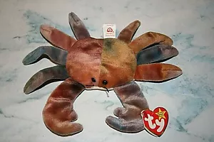 Ty Beanie Babies Claude el Cangrejo con Errores en la Etiqueta - Imagen 1 de 7
