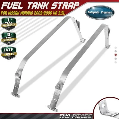 Correa de tanque de combustible 2 piezas para Nissan Murano 2003 2004 2005 2006 V6 3,5 L 17406CA000 Foto 1 de 4