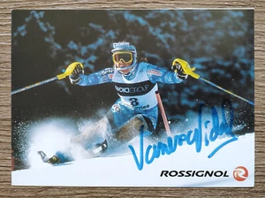 12239 Vanessa Vidal FRA Ski Alpin Autogrammkarte original signiert - Bild 1 von 2