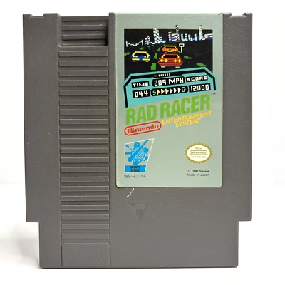 Rad Racer ( Nintendo, NES) Authentic Game Cartridge Tested & Working - Image 1 of 4