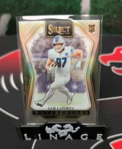 2023 Panini Select - Watercolors #WC-SLA Sam LaPorta (RC) - Picture 1 of 2