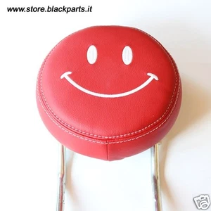 Paar Kopfstützenbedeckungen SMILE rot WEIHNACHTSGESCHENKIDEE - Bild 1 von 1