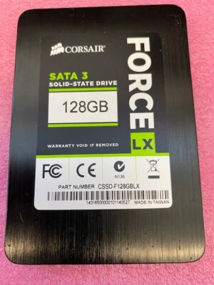 Corsair CSSD-F128GBLX Force Series LX 128GB SATA 3 6Gb/s SSD 7mm 2.5" - Image 1 of 2