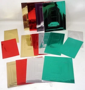 TONERTEX Rub-On Foil Stickers: Gold/Silver/Red/Green (NEW) - Picture 1 of 5