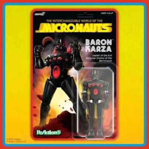SUPER 7 MICRONAUTS W01 BARON KARZA FIGURE REACTION+ - Foto 1 di 5