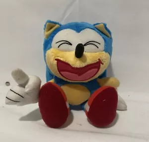 RARE Tomy Sonic the Hedgehog Pointing & Laughing 8" Plush. - Picture 1 of 5