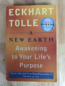 A New Earth, Awakening to Your Life's Purpose, Eckhart Tolle, Oprah's Book Club - Picture 1 of 4