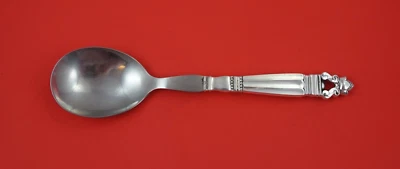 Colher para servir salada de prata esterlina Acorn by Georg Jensen grande HH WS 10 1/4" - Imagem 1 de 2