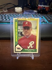 1990 CMC Rochester Red Wings #5 Curt Schilling Rookie AAA International League