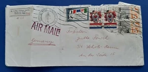 USA Air Mail Brief, gest. Boston Mass Somerville BR. - Bild 1 von 3