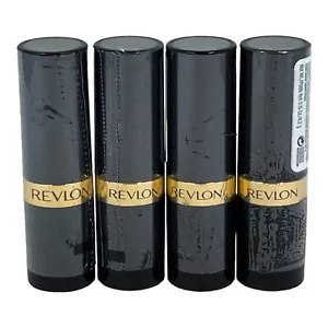 Revlon Super Lustrous Lipstick Creme Lot Of 4 Mauve 463 778 Pink 616 Hot 865 Pea - Picture 1 of 2