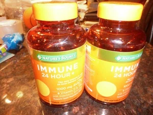 Natures Bounty LOT OF 3 GET 3 24hr Daily Immune Support Vitamin C Zinc&Vitamin - Picture 1 of 1