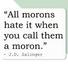 J.D. Salinger Zitat Aufkleber Aufkleber (DW103446)