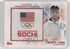 2014 Topps US Olympic & Paralympic Team and Hopefuls Scott Lago #USP-SL Patch