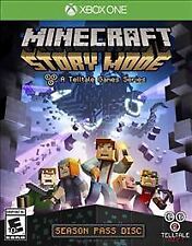 Minecraft: Story Mode -- Season Pass Disc (Microsoft Xbox One, 2015) DISC ONLY