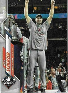 2020 Topps Series 1 Base #258 Max Scherzer - Washington Nationals WS