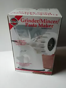Norpro Meat Grinder, Mincer & Pasta Maker Instructions & Recipes New in Box - Picture 1 of 6