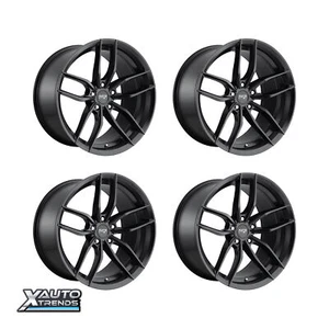 Niche M203 Vosso Matte Black 20X9 5X108 38mm (Set of 4) - Picture 1 of 1