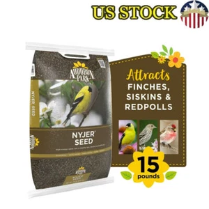Nyjer Seed Wild Bird Food Dry 1 Count Per Pack 15 Lb. Bag for Small Songbirds - Picture 1 of 11