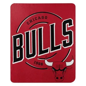 Chicago Bulls NBA Northwest 50"x60" Campaign Fleece Throw Blanket FREE - Picture 1 of 1