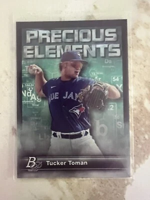 Tucker Toman Toronto Blue Jays 2023 Bowman Platinum Precious Elements #PE-29 - Image 1 of 2