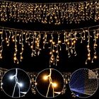Guirlande lumineuse Rideau LED Filet lumineux 8 Fonctions Eclairage fêtes Noël
