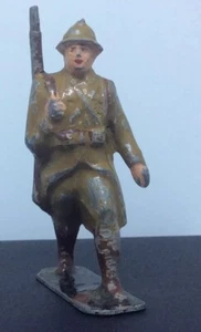 QUIRALU INFANTERIE DÉFILANT CASQUE ADRIAN WWI Toy Soldiers Petit Soldat - Imagen 1 de 6