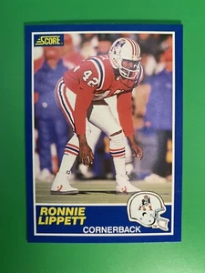 1989 Score Ronnie Lippett #66 New England Patriots - Picture 1 of 2