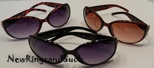 Gafas de sol decorativas rectangulares de moda para mujer 427-29 - Imagen 1 de 13