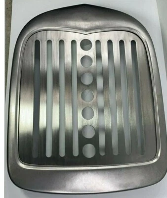 Carcasa de parrilla de radiador lisa con barras y orificios inserto de acero para Ford Modelo A 1928-29 Foto 1 de 4