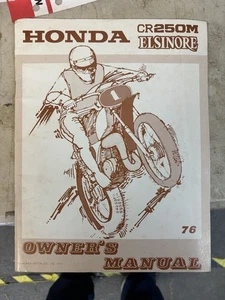 Honda NOS service shop repair manual CR250M Elsinore 1976 K2 CR250 CR 250 - Imagen 1 de 3