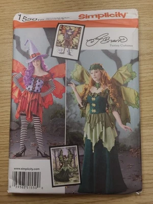 Simplicity 1550 Misses Fantasy Fairy Costumes Sewing Pattern Sz 6-14 - Image 1 of 4