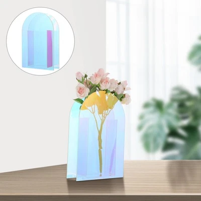 1 stück Acrylvase Acryl Vase Floral Anordnung Flasche Home Decoration - Bild 1 von 4