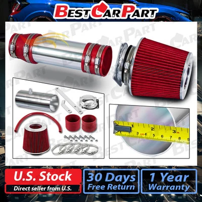 BCP ROJO 1999 2000 2001 2002 Ford Windstar 3,8 L V6 Ram corta admisión de aire + filtro Foto 1 de 4