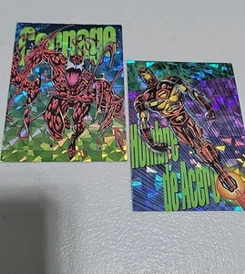 LOTE DE 4 CARTAS FLEER MARVEL UNIVERSE PEPSI 1994 EN ESPAÑOL DESDE MEXICI - Imagen 1 de 4