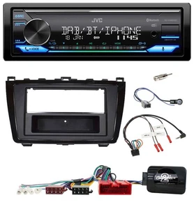 JVC Bluetooth DAB USB Lenkrad Autoradio für Mazda 6 2010-2012 klavierlack - Bild 1 von 11