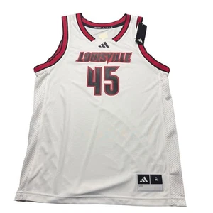 NEW w/ Tags Adidas DONOVAN MITCHELL #45 Louisville Cardinals White Jersey Medium - Picture 1 of 11