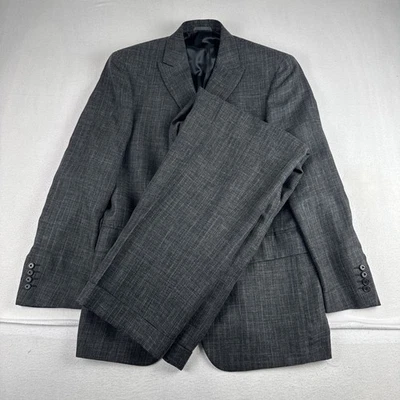 Traje italiano gris John Varvatos para hombre 40R, 30*30, (al por menor $995) #JV0204 Business Foto 1 de 4