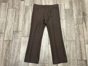 Wrangler Jeans Herren 38x30 Braun Bootcut Regular Fit Knitter Resist Stretch Neu mit Etikett - Bild 1 von 7