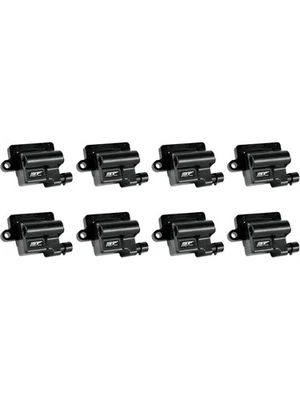 MSD Ignition Coil Street Fire Coil Pack Black Buick Chevy Gmc Set Of 8 (55108) - Image 1 of 4