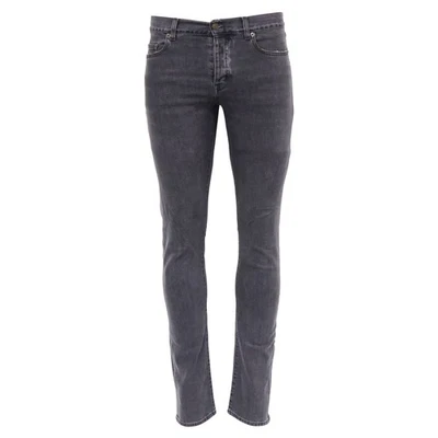 Saint Laurent Slim Jeans In Denim Men Grey - Image 1 of 4