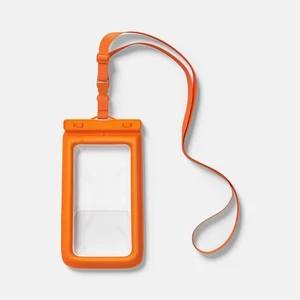 Waterproof phone Pouch Smartphone Up 6.7" Touch Screen Adj Strap Heyday Orange - Picture 1 of 3