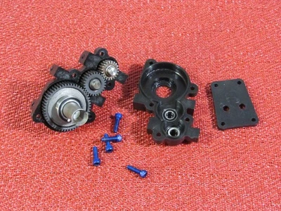 Vintage Team Associated RC10 GT Stealth Transmission & Brace. #1476 - Image 1 of 4