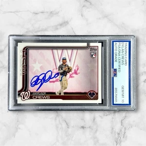 Dylan Crews Firmado 2025 Topps Variación de Imagen Novato RC PSA 10 AUTO  - Imagen 1 de 2