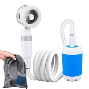 Tragbare Camping Dusche 5000mah Wiederaufladbare Outdoor Camp Pumpe für Wandern Reisen - Bild 1 von 12